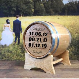 Personalized Wedding Barrel® Card Holder