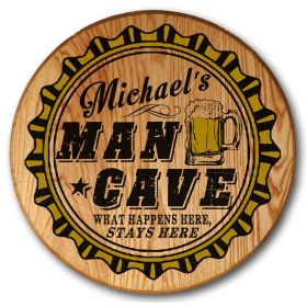 Man Cave Barrel Head (6045)