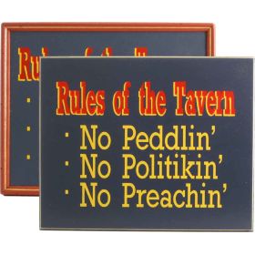 RULES OF THE TAVERN... (DSC260)