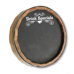 'Drink Special' Chalkboard Quarter Barrel Sign