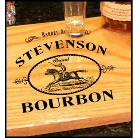'Derby Bourbon' Personalized Bistro Tray (B454)
