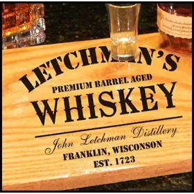 'Distillery' Personalized Bistro Tray (P5)