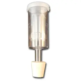 3 Piece Airlock and Rubber Bung System