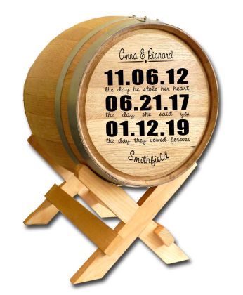 Personalized Wedding Barrel® Card Holder