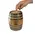 'College Study Fund' Mini Oak Barrel Bank (PB104)