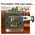 'Irish Whiskey'  Personalized Leather Flask B808