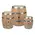 Small format Heritage Series American white oak aging barrel with medium char and natural finish