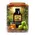 Premium Apple Whiskey Essence 20ml packet with fresh green apples and glass of apple flavored whiskey in an apple orchard.