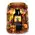 Brandy Essence 20ml bottle with glass of rich amber grape brandy, fresh grapes, oak barrel and spices.