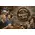 Rustic pub interior featuring 20–21 inch handmade wooden whiskey bar quarter barrel wall sign with dimensional depth.