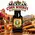 Mexican Corn Whiskey Essence packet with a glass of whiskey, colorful heirloom corn, and a warm Mexican hacienda and agave landscape in the background.