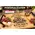 Close-up of personalized oak kitchen serving tray with custom name engraving, decorative wine and food illustration, black wrought iron handles, and charcuterie.