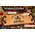 Drunken Sailor personalized oak whiskey serving tray showing three custom engraving options: name, establishment year and distillery name, with pirate skull and crossed swords design.