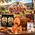 Spiced bourbon whiskey barrel aging kit with real oak barrel, two premium spiced bourbon essence packets, Bootlegger’s Bible aging guide, barrel cleaning kit, whiskey glass, cinnamon and warm spices for aging bourbon at home.