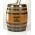 'Whiskey Fund' Mini Oak Barrel Bank (PB102)