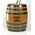 'Bourbon Fund' Mini Oak Barrel Bank (PB103)