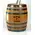 'Rum Fund' Mini Oak Barrel Bank (PB113)