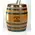'Football Fund' Mini Oak Barrel Bank (PB120)