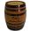 'Drinking Fund' Mini Oak Barrel Bank