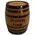 'Scotch Fund' Mini Oak Barrel Bank