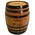 'Wine Fund' Mini Oak Barrel Bank
