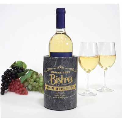 Personalized Bistro Marble Wine Chiller