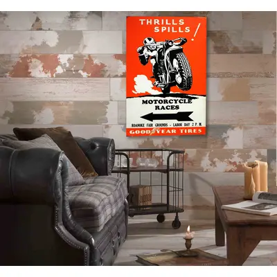 Thrills Spills Motorcycle Races