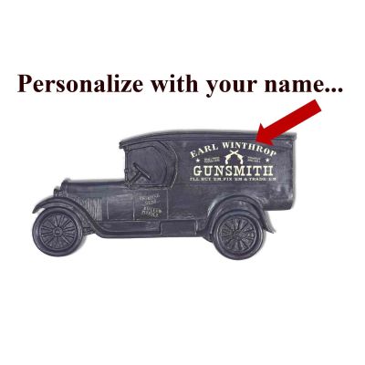 Personalized Gunsmith Model T Truck Sign