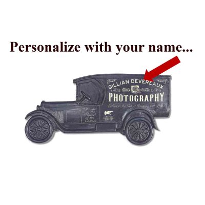Personalized Photography Model T Truck Sign