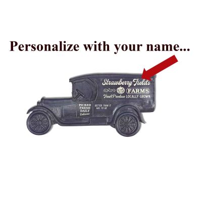 Personalized Farmer Model T Truck Sign