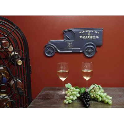 Personalized Banker Model T Truck Sign