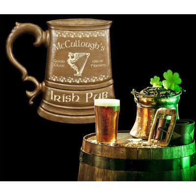 Personalized Irish Pub Tankard Sign