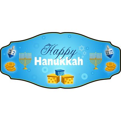 'Happy Hanukkah' Holiday Kensington Sign (KEN_115)