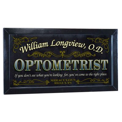 Personalized 'Optometrist' Decorative Framed Mirror (M4013)