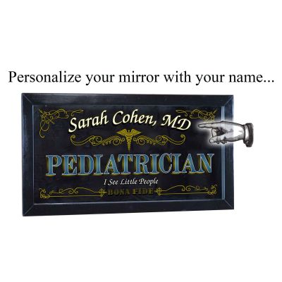 Personalized 'Pediatrician' Decorative Framed Mirror (M4014)
