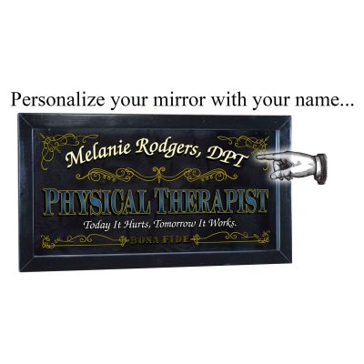 Personalized 'Physical Therapist' Decorative Framed Mirror (M4016)