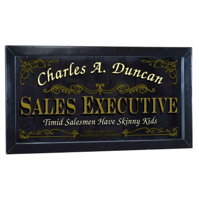 Personalized 'Sales Executive' Decorative Framed Mirror (M4022)