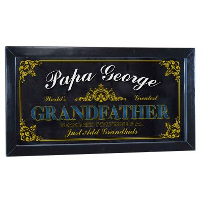 Personalized 'Greatest Grandfather' Decorative Framed Mirror (M4033)