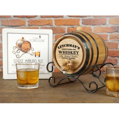 Personalized Barrel Connoisseur® Whiskey Making Kit (P5)