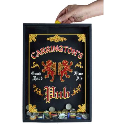 Personalized 'Lion Pub' Beer Cap Catcher (B578)