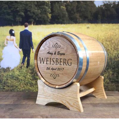 Wedding Barrel Card Holder Winery Wedding Whiskey Barrel Wedding