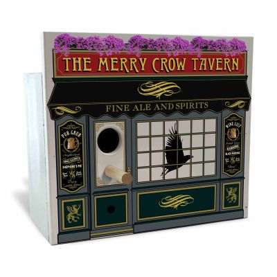 The Merry Crow Tavern Birdhouse (Q519)