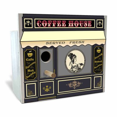 Coffee House Birdhouse (Q524)