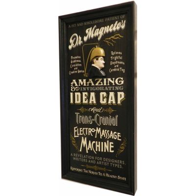 Personalized Vintage Idea Cap Vaudeville Sign