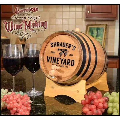 Personalized Barrel XL® Wine Making Kit
