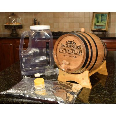 Personalized Barrel XL  Barrel Aged Cabernet Wine Making Kit