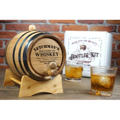 Personalized Bourbon Whiskey Bootleg Kit