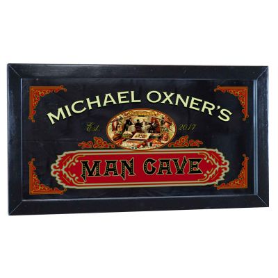 'Mancave' Personalized Bar Mirror