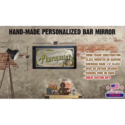 Personalized 'Pharmacist' Decorative Framed Mirror