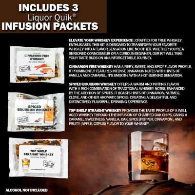 Liquor Quik Whiskey Infusion Kit